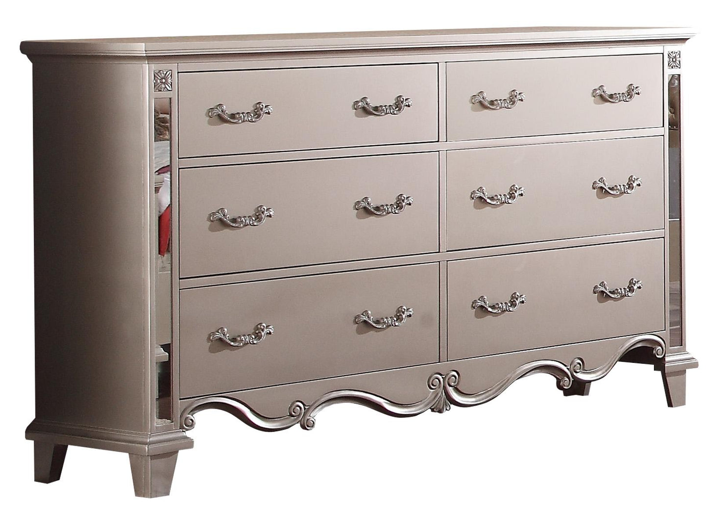 Sonia Contemporary Style Dresser in Beige finish Wood - ATL FURNITURE