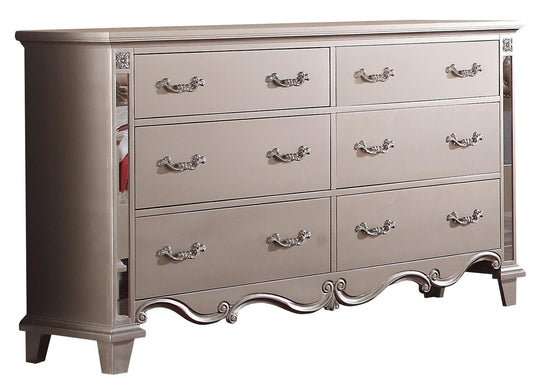 Sonia Contemporary Style Dresser in Beige finish Wood - ATL FURNITURE