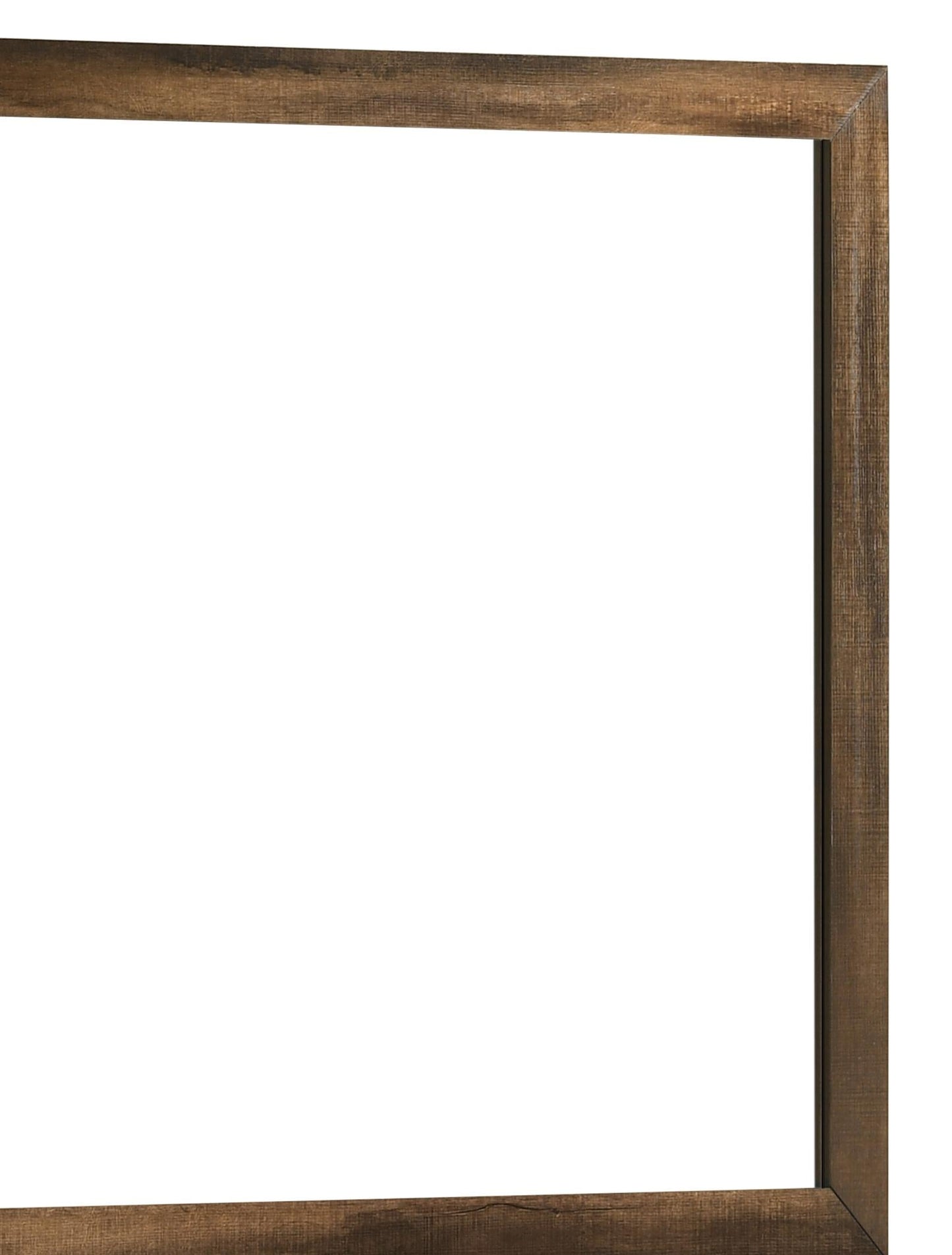 Yasmine Brown Modern Style Mirror in Espresso finish Wood - ATL FURNITURE