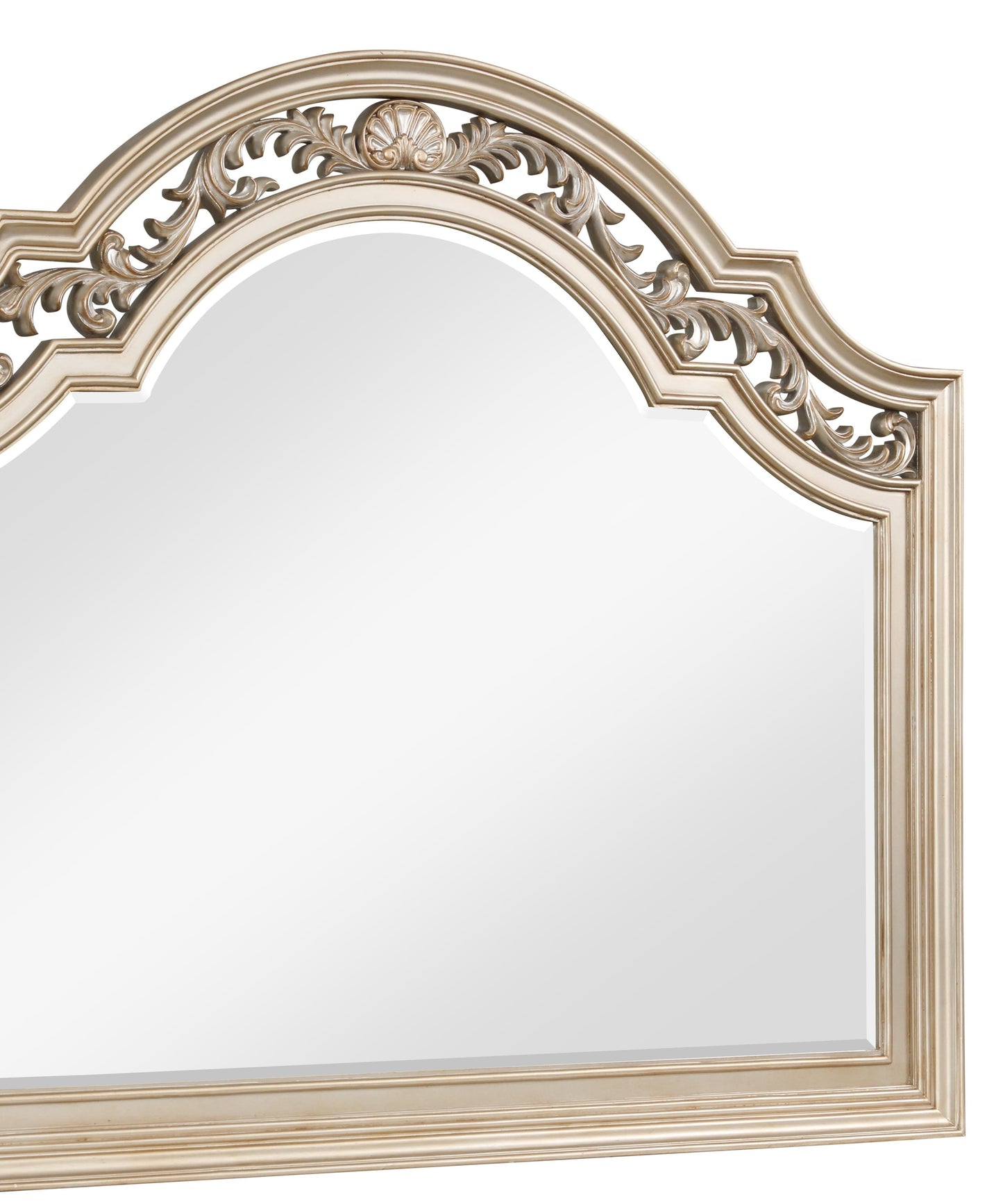 Valentina Traditional Style Mirror in Gold finish Wood - ATL FURNITURE