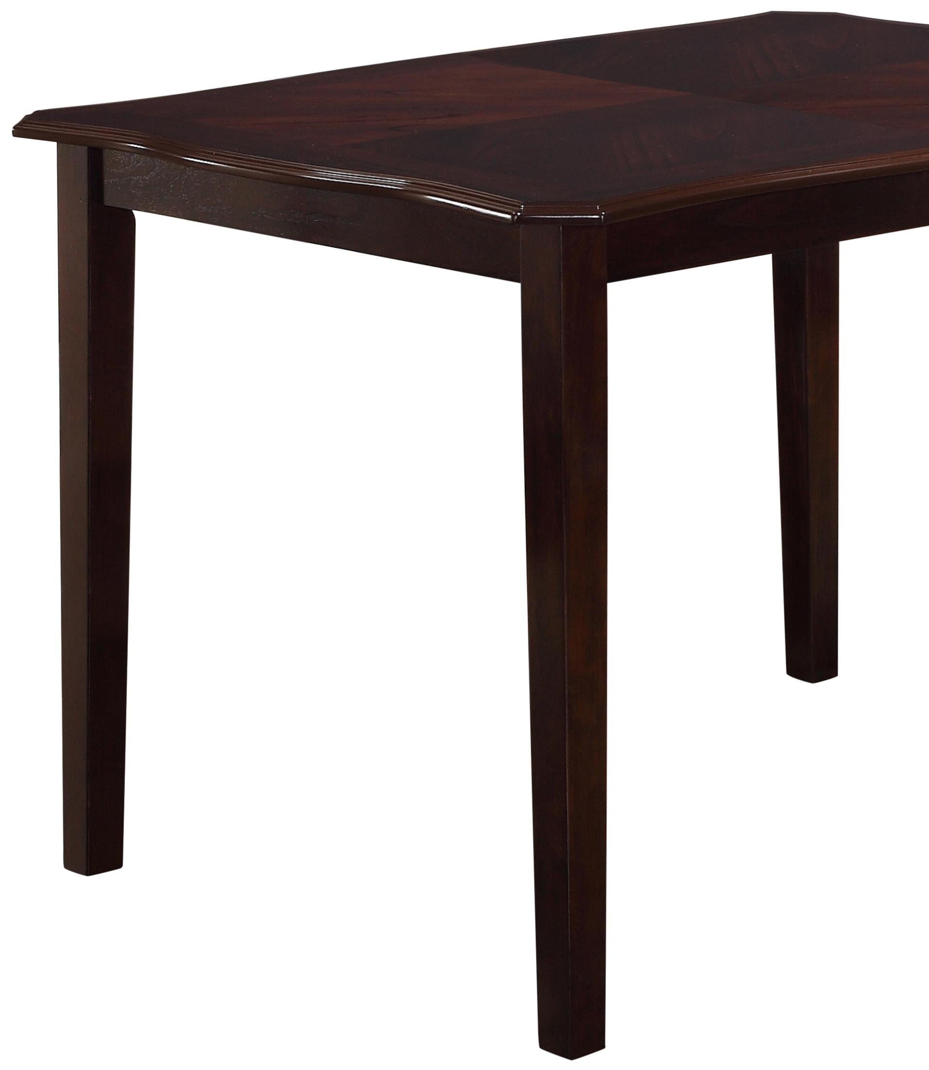 Bell Transitional Style Dining Set in Cherry finish Wood - ATL FURNITURE