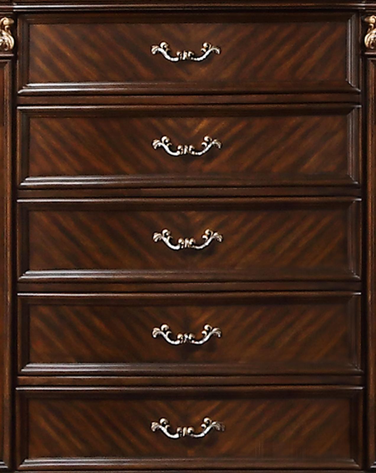 Aspen Traditional Style Chest in Cherry finish Wood - ATL FURNITURE