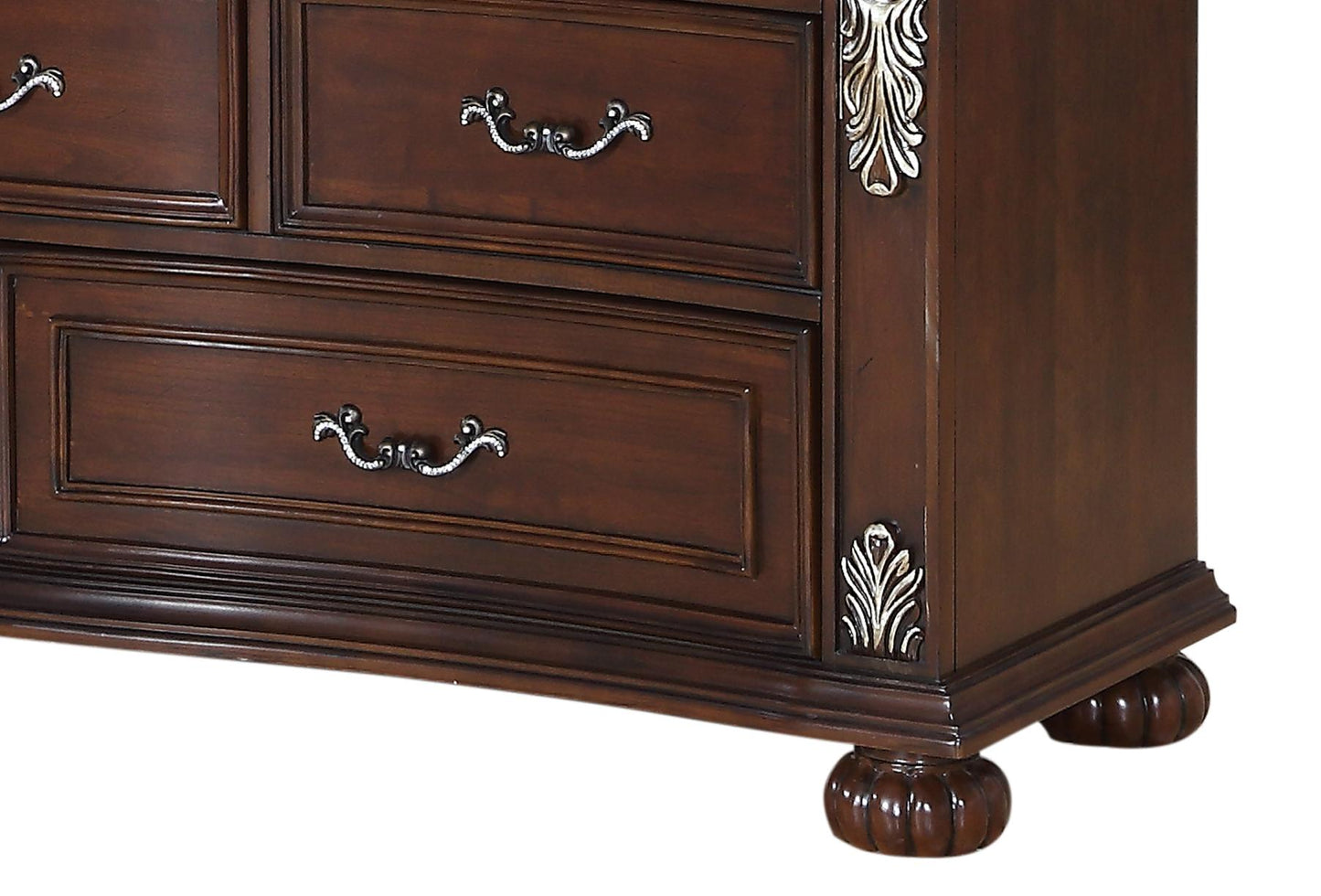 Rosanna Traditional Style Dresser in Cherry finish Wood - ATL FURNITURE