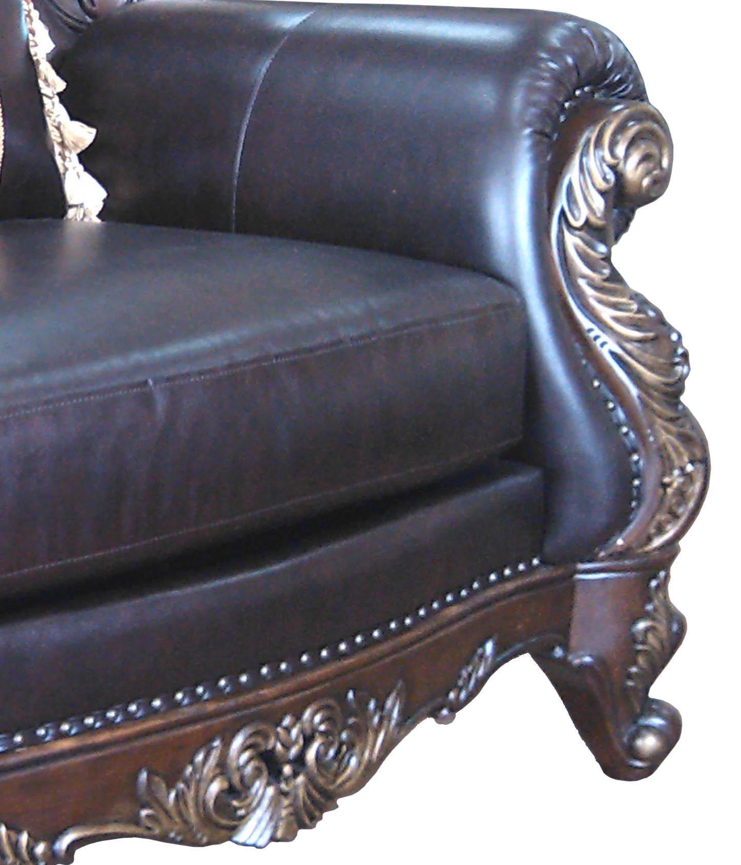 Britney Traditional Style Chair in Cherry finish Wood - ATL FURNITURE