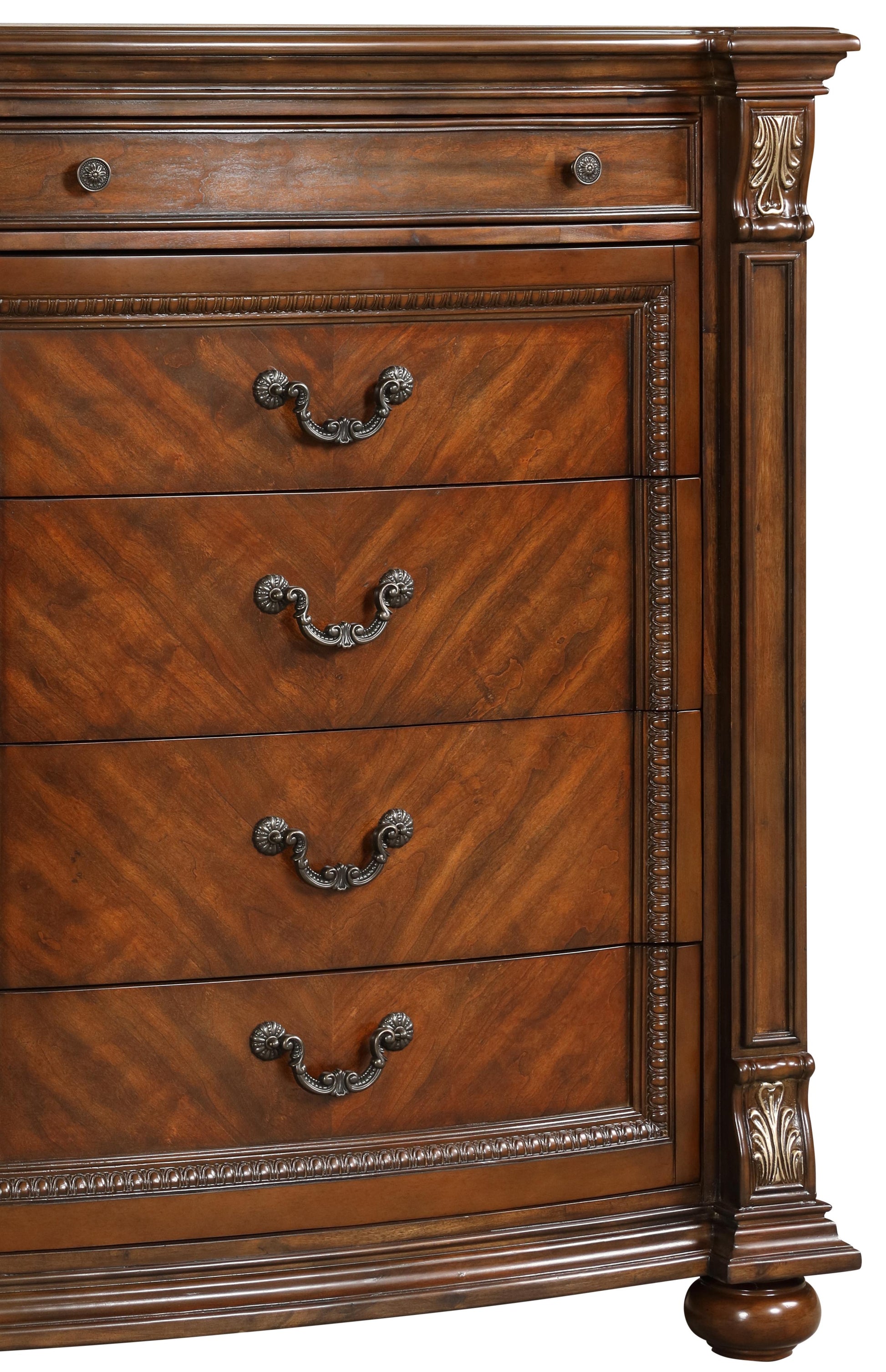 Viviana Traditional Style Chest in Caramel finish Wood - ATL FURNITURE