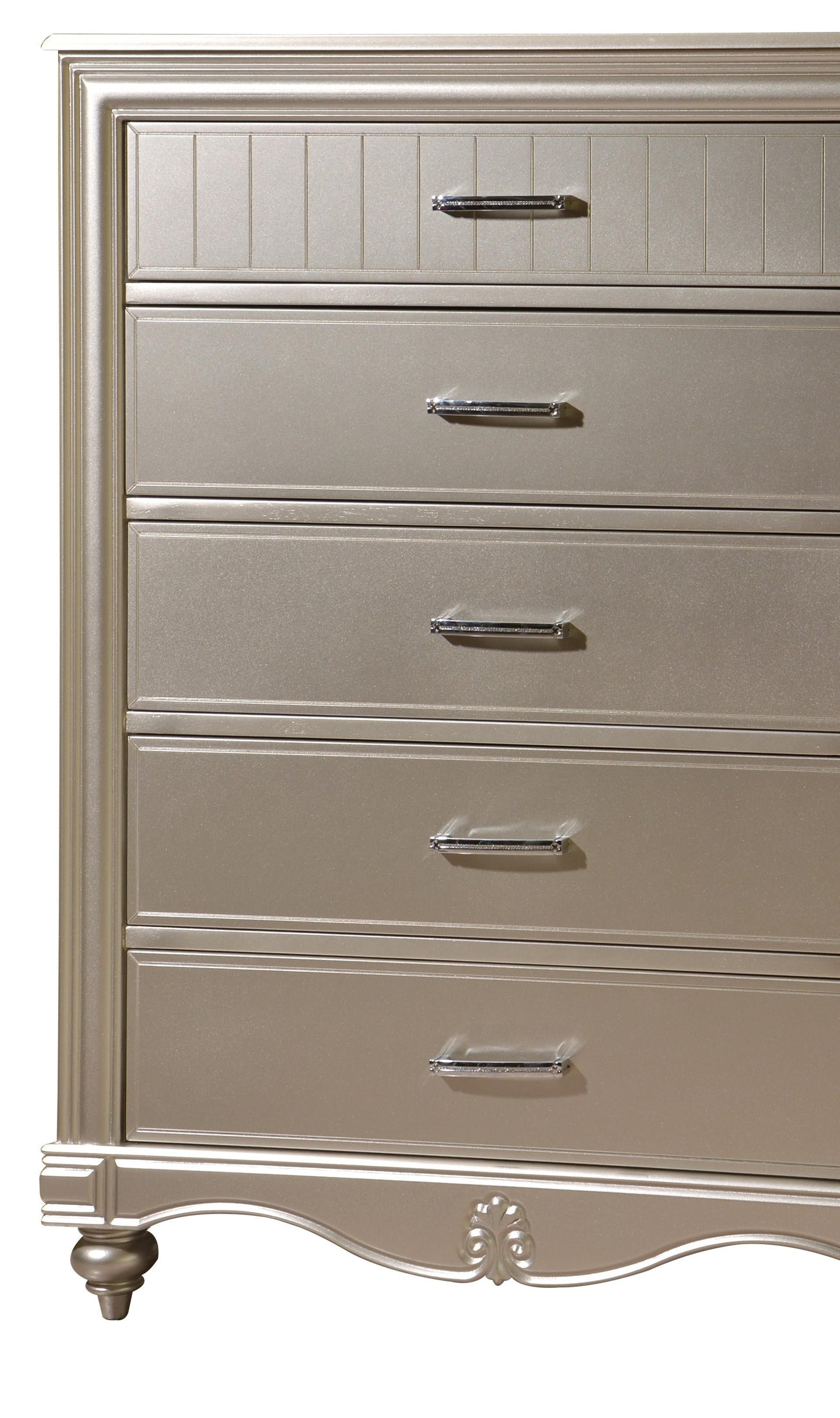 Faisal Transitional Style Chest in Champagne finish Wood - ATL FURNITURE