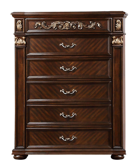 Aspen Traditional Style Chest in Cherry finish Wood - ATL FURNITURE