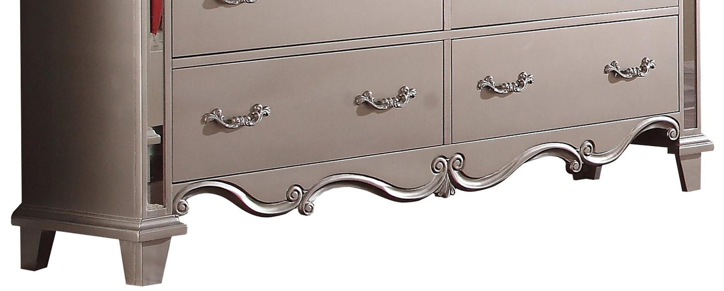 Sonia Contemporary Style Dresser in Beige finish Wood - ATL FURNITURE