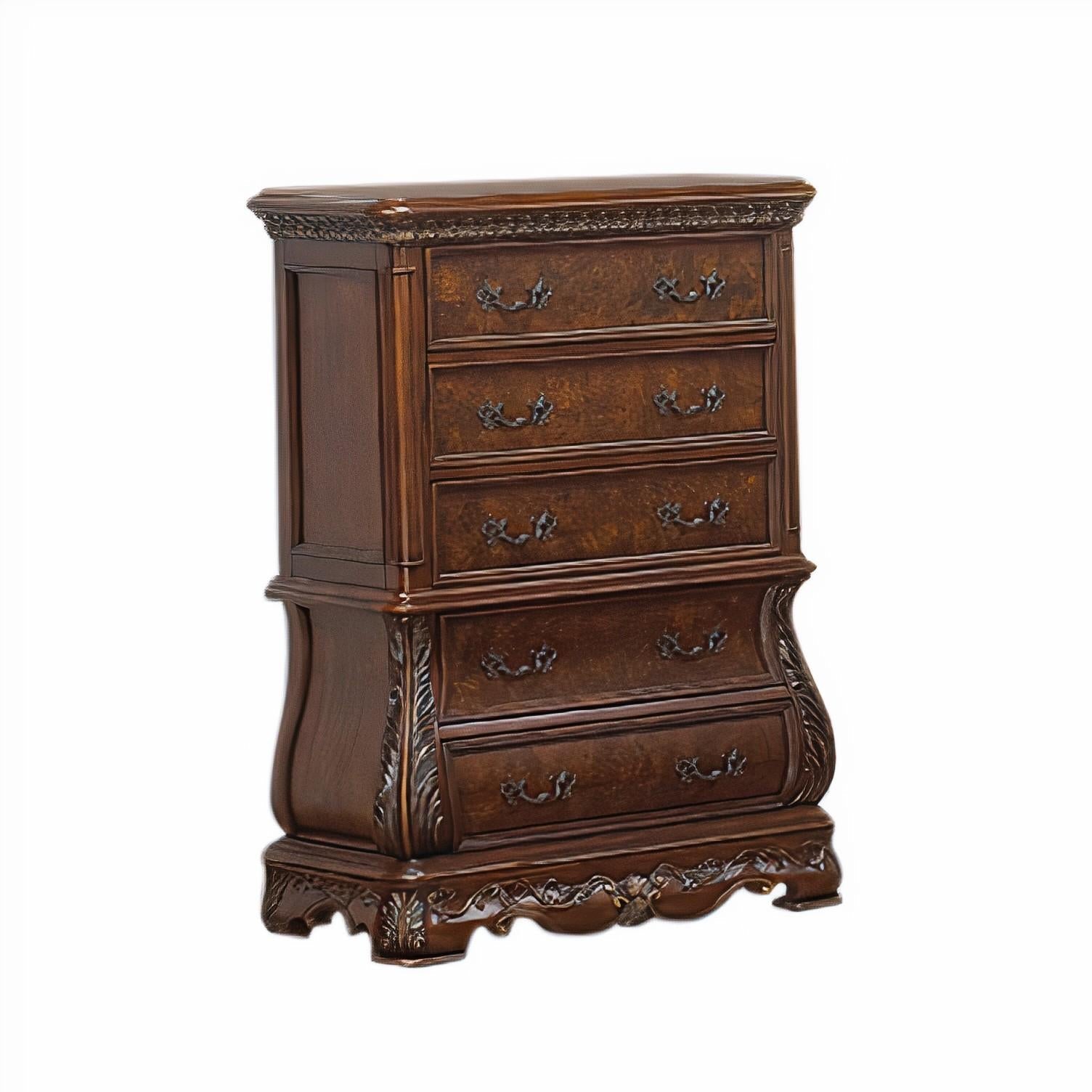 Cleopatra Traditional Style Chest in Cherry finish Wood - ATL FURNITURE