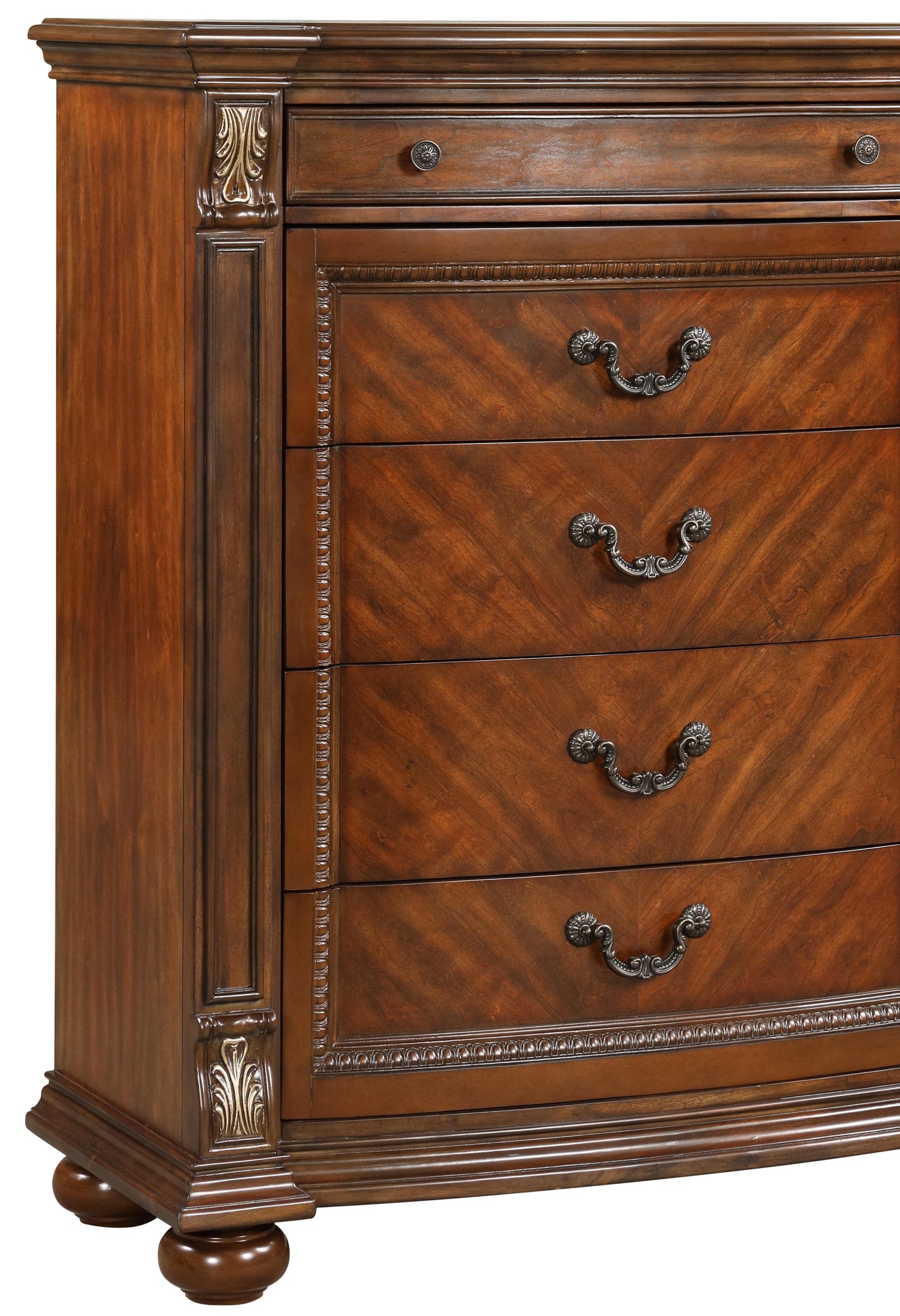 Viviana Traditional Style Chest in Caramel finish Wood - ATL FURNITURE