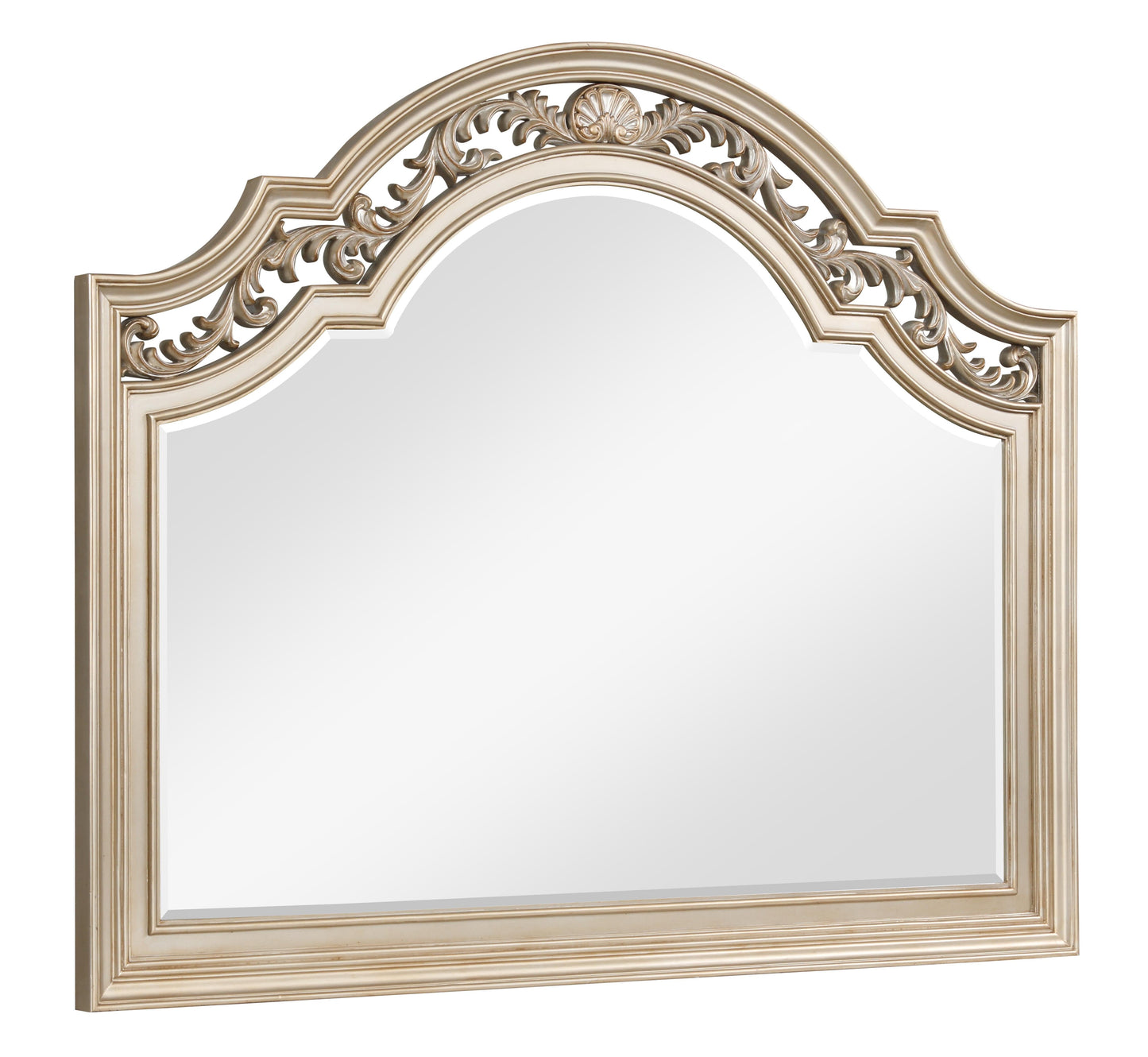 Valentina Traditional Style Mirror in Gold finish Wood - ATL FURNITURE