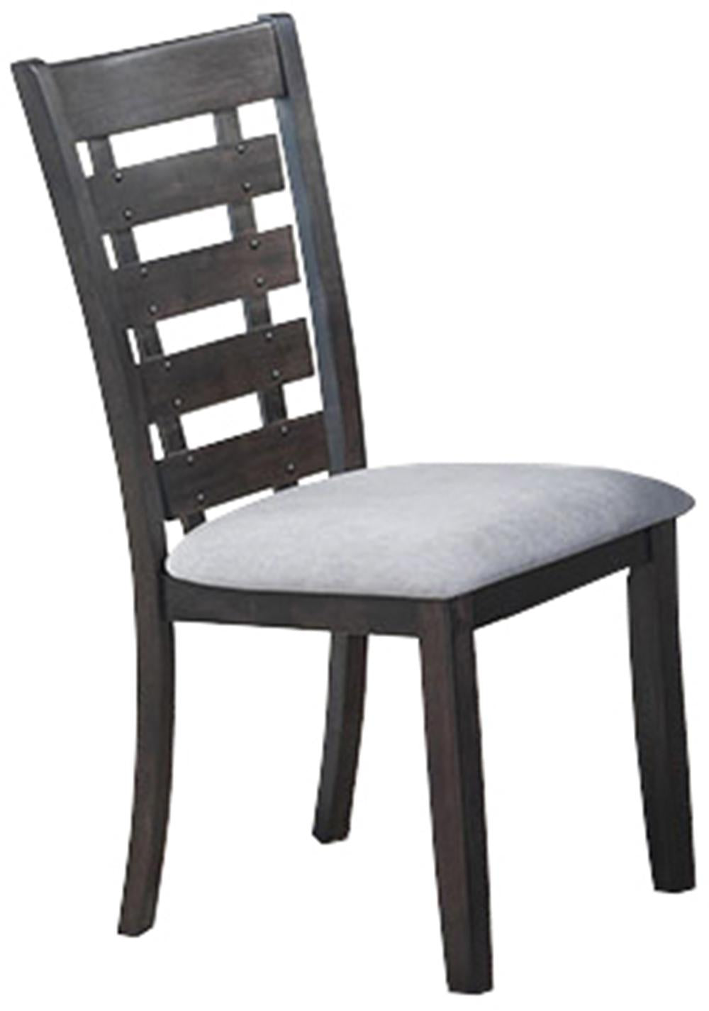 Bailey Transitional Style Dining Chair in Gray finish Wood - ATL FURNITURE