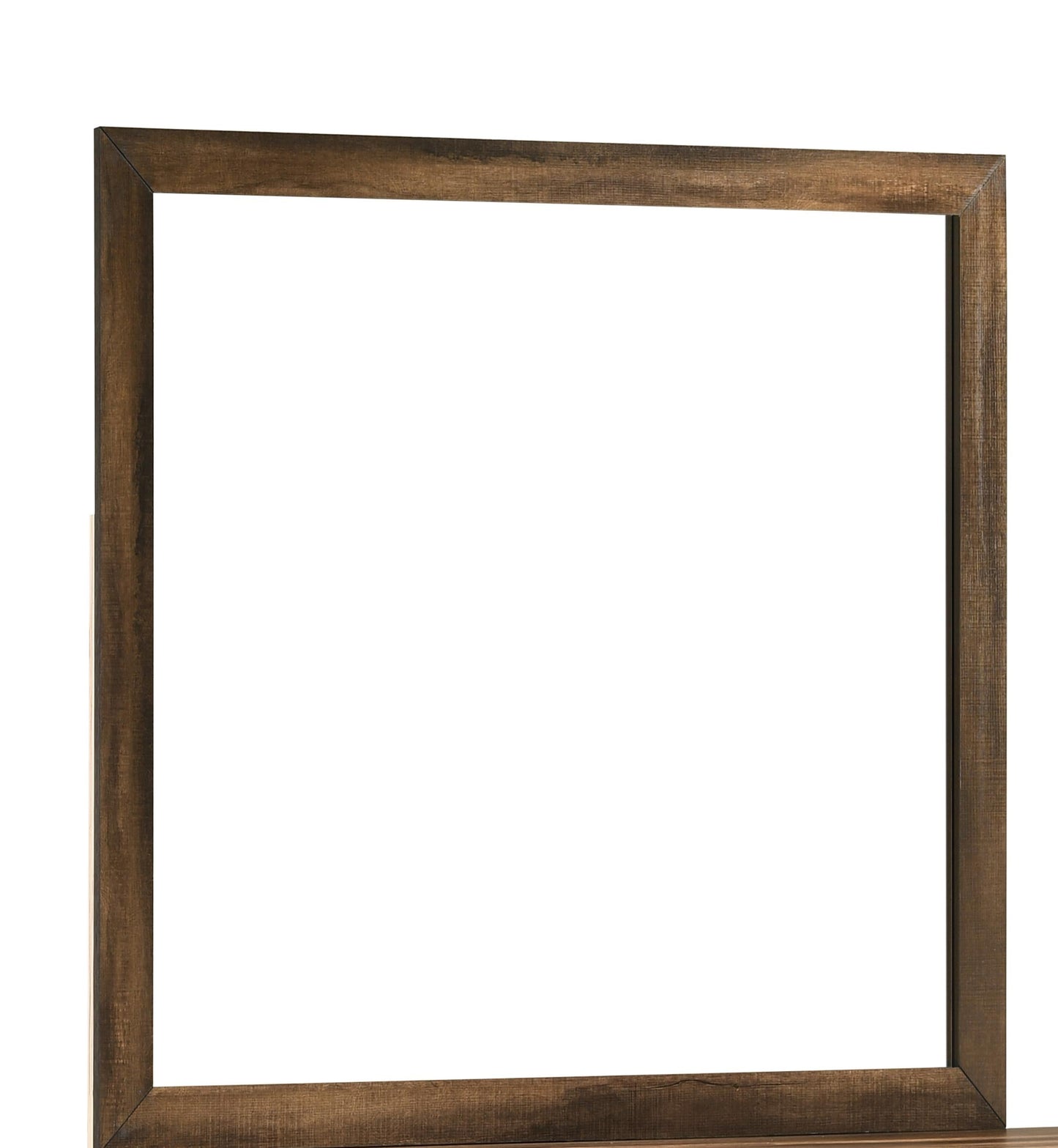 Yasmine Brown Modern Style Mirror in Espresso finish Wood - ATL FURNITURE