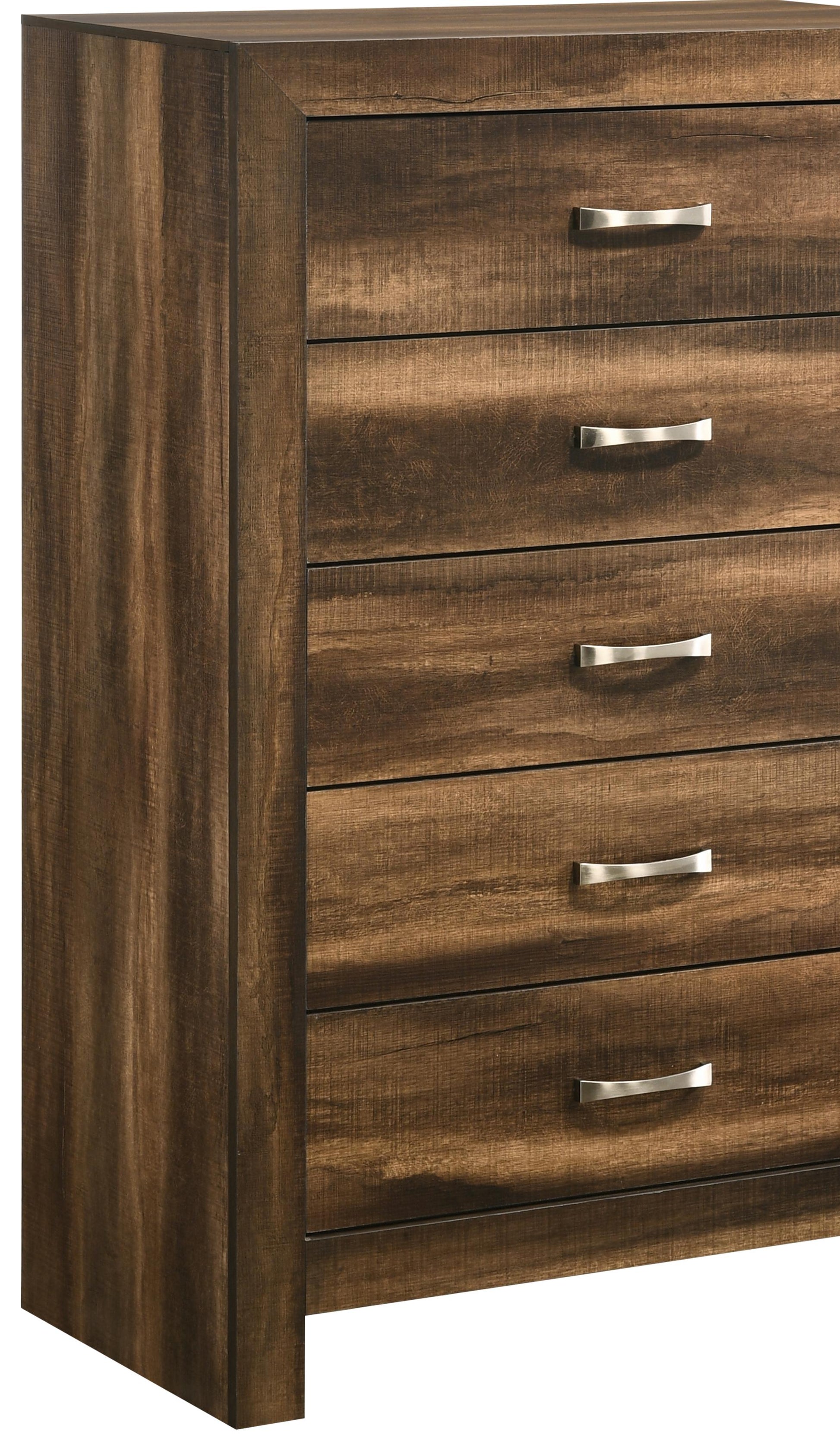 Yasmine Brown Modern Style Chest in Espresso finish Wood - ATL FURNITURE