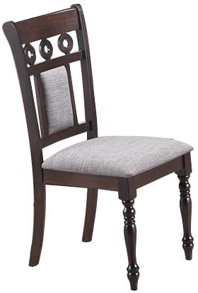 Lakewood Traditional Style Dining Chair in Espresso finish Wood - ATL FURNITURE