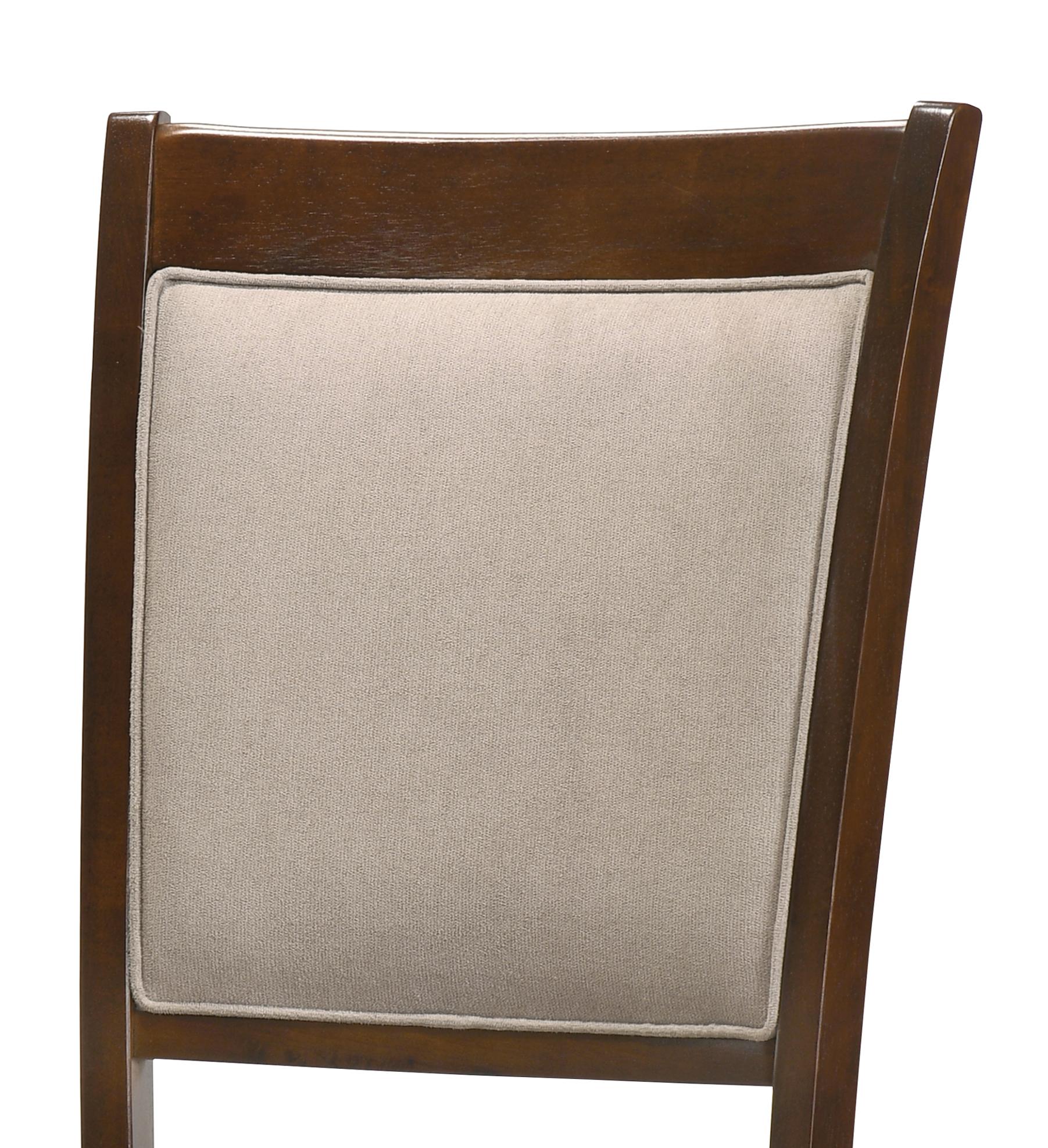 Milton Modern Style Dining Chair in Beige Fabric - ATL FURNITURE