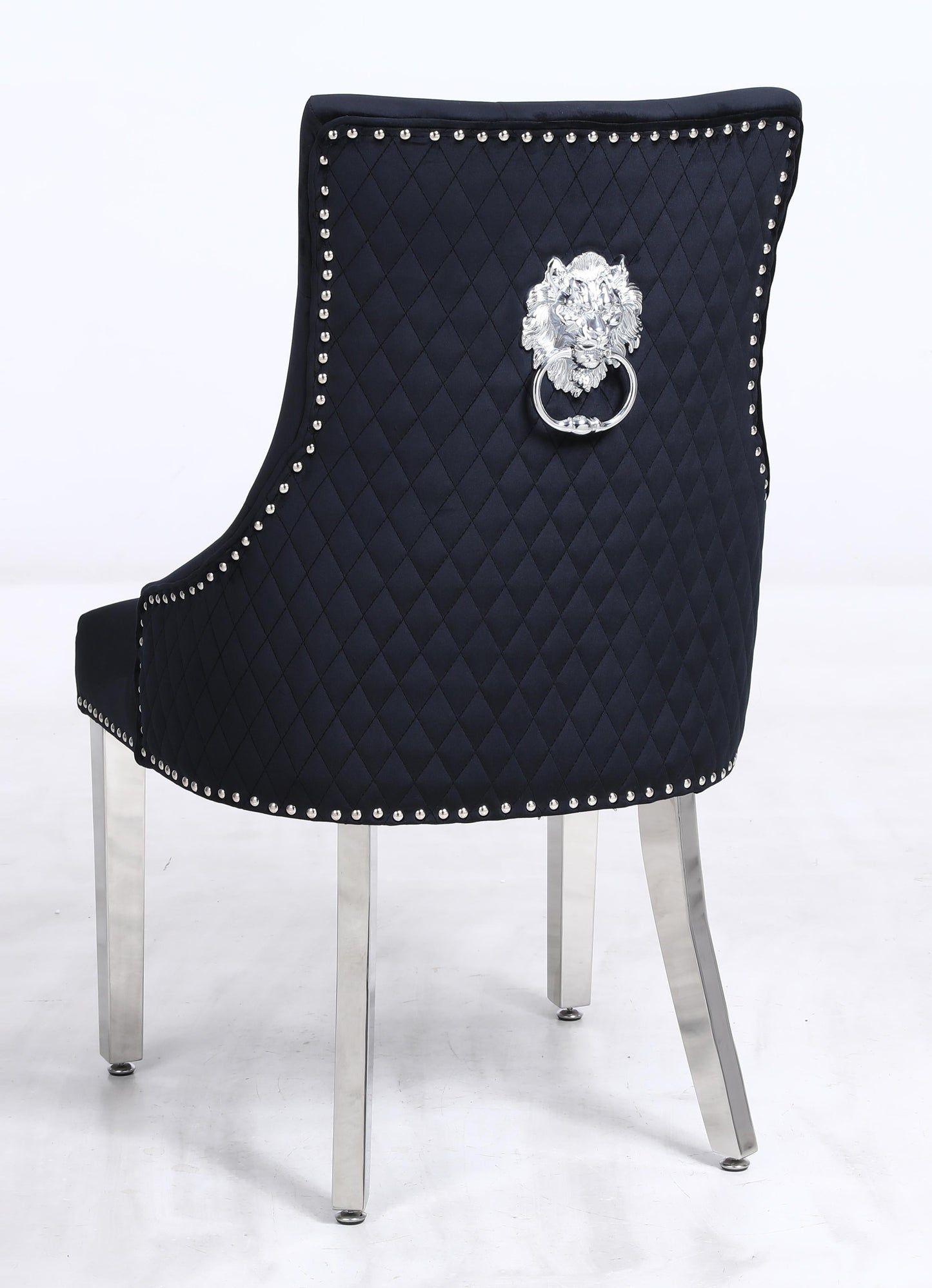 Leo Transitional Style Black Accent Chair - ATL FURNITURE