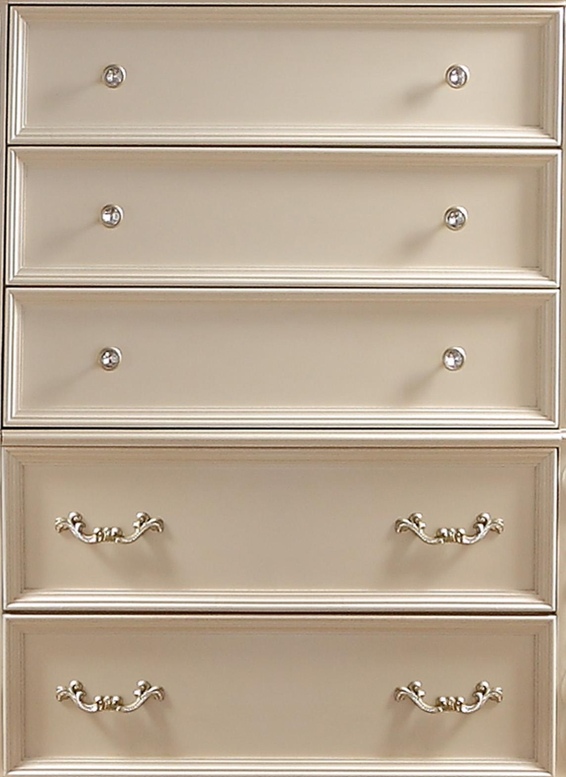 Victoria Traditional Style Chest in Off-White finish Wood - ATL FURNITURE