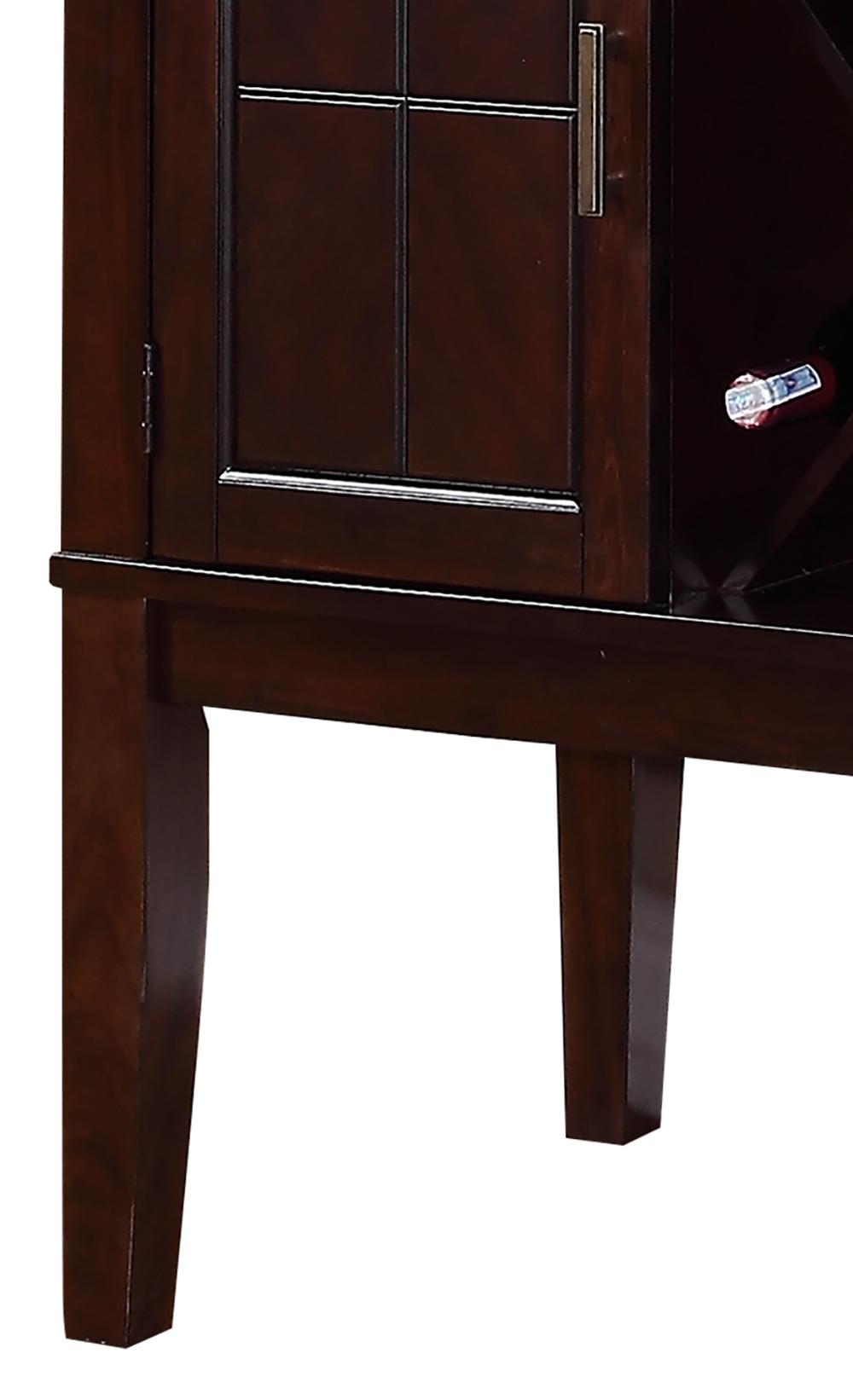 Era Transitional Style Dining Server in Espresso finish Wood - ATL FURNITURE