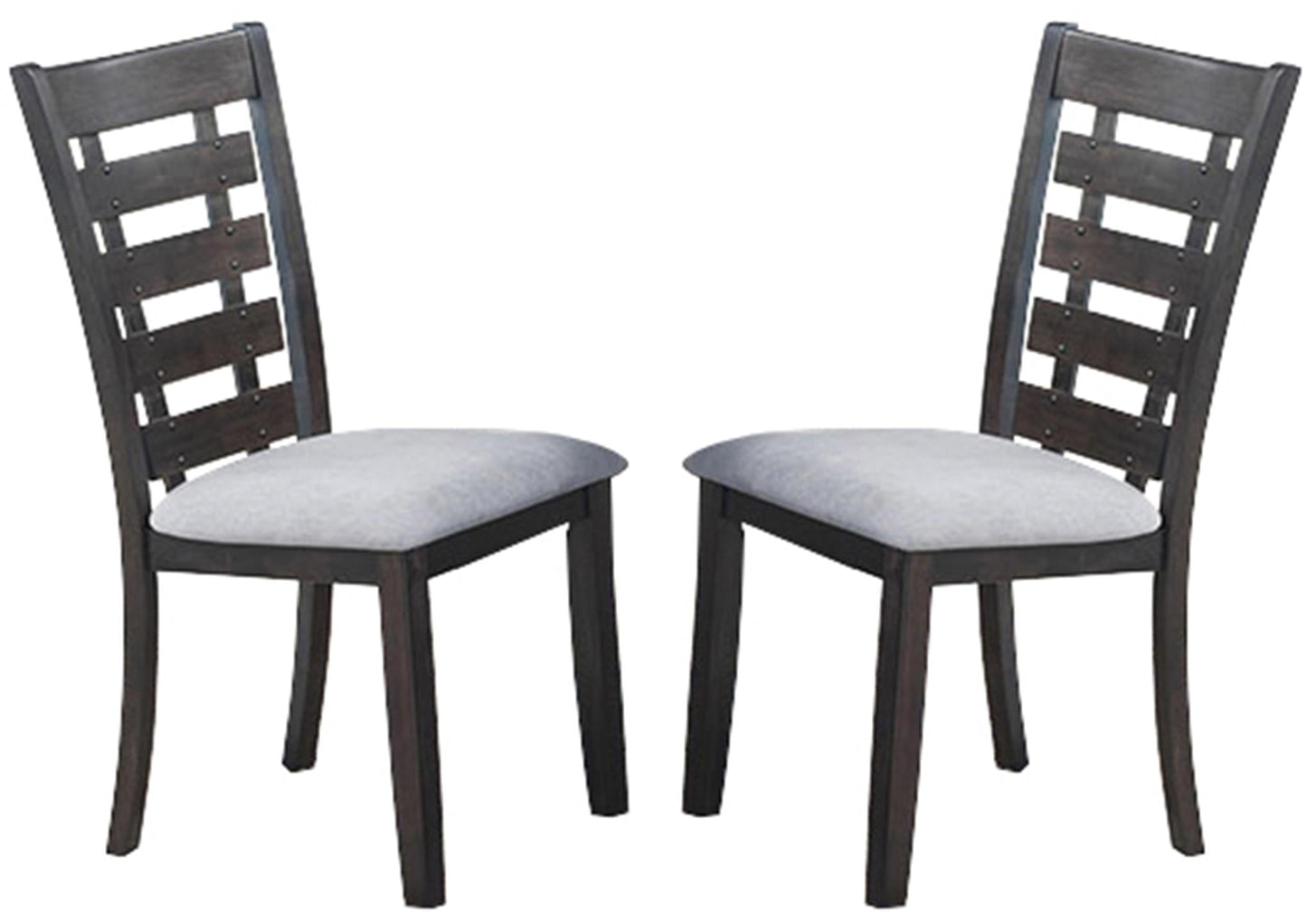 Bailey Transitional Style Dining Chair in Gray finish Wood - ATL FURNITURE