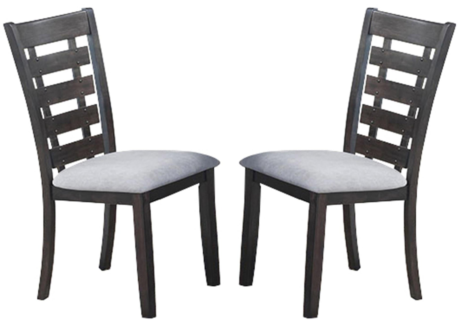 Bailey Transitional Style Dining Chair in Gray finish Wood - ATL FURNITURE