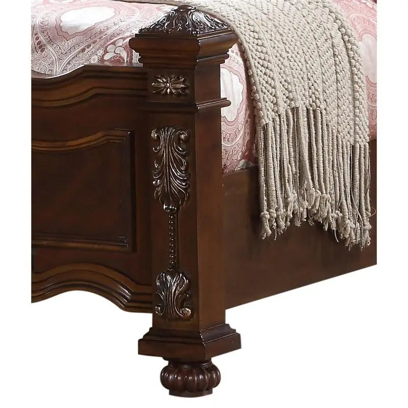 Destiny 6Pc Traditional Bedroom Set in Cherry Finish by Cosmos Furniture - ATL FURNITURE