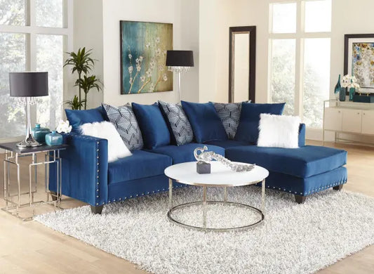 Melon Sapphire Sectional - ATL FURNITURE