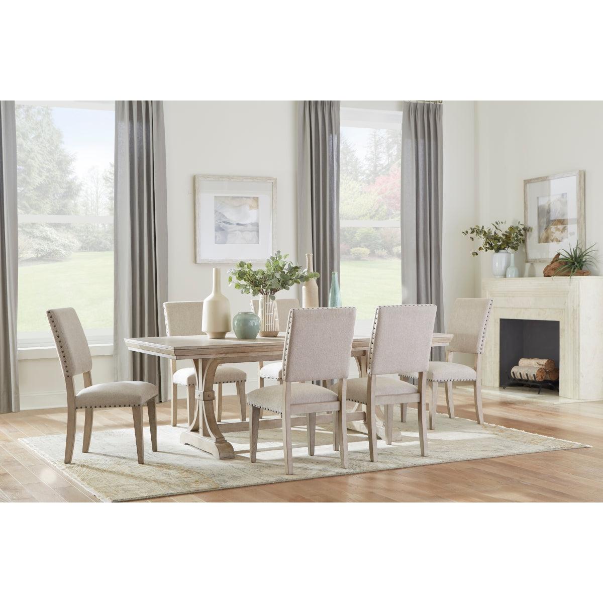 Fallon 7-Piece Rectangular Dining Room Set By Homelegance - ATL FURNITURE