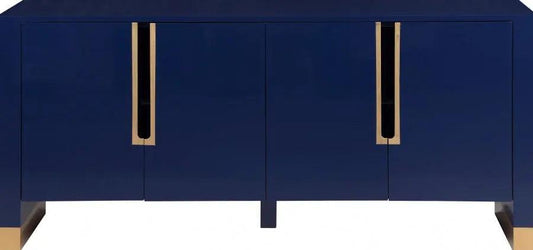 Florence Sideboard / Buffet In Navy Blue Finish - ATL FURNITURE