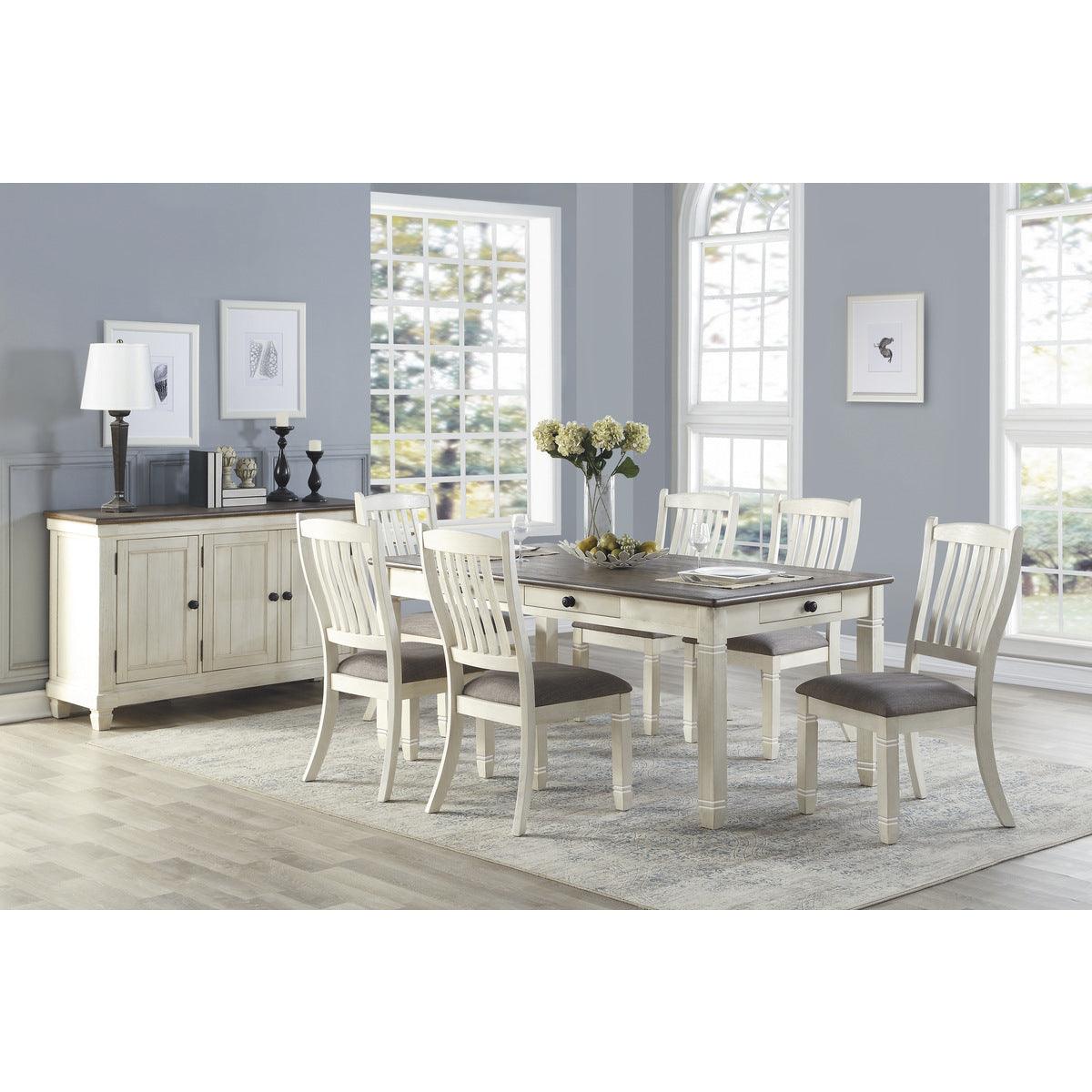 Granby 7-Piece Rectangular Dining Room Set By Homelegance - ATL FURNITURE