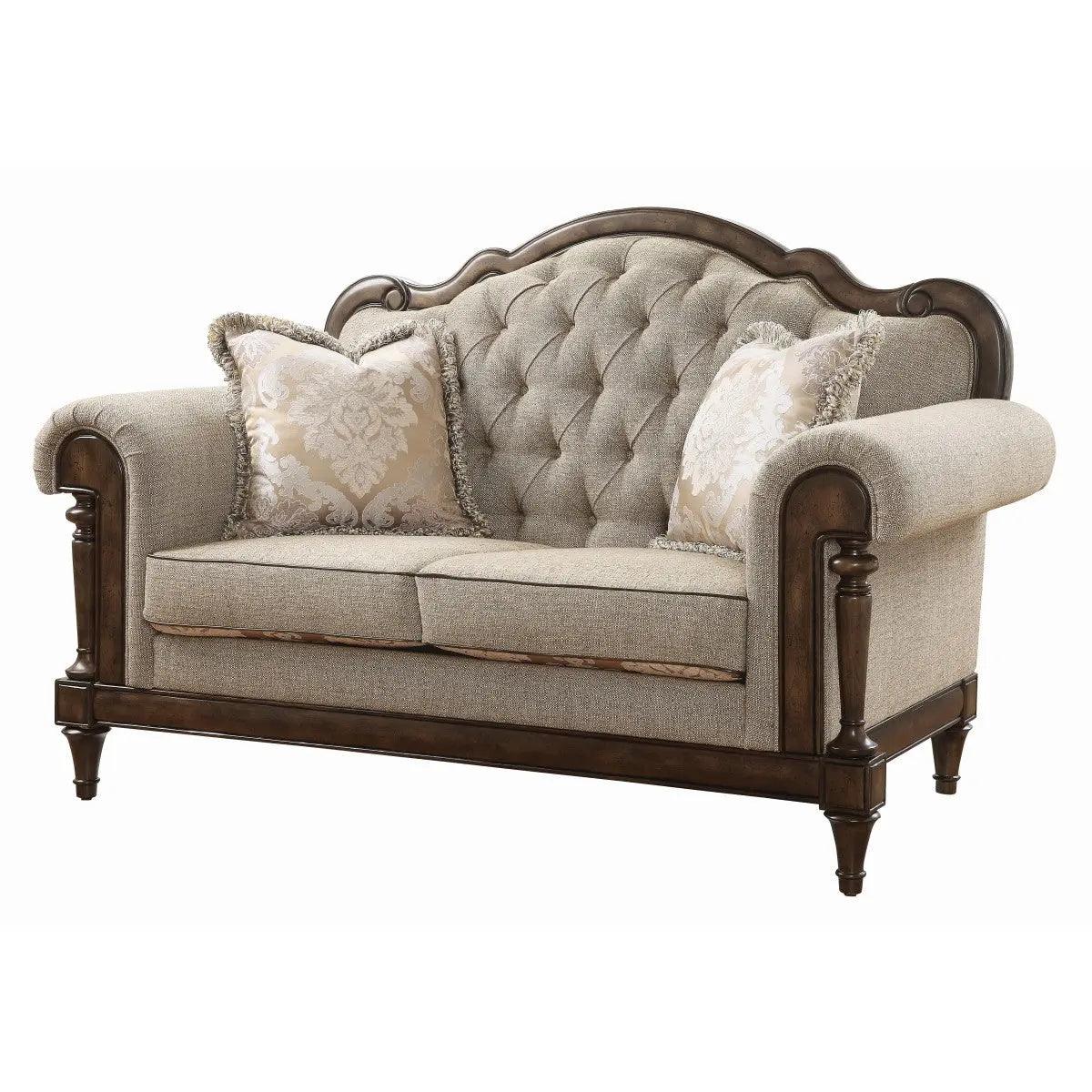 Heath Court Loveseat By Homelegance - ATL FURNITURE