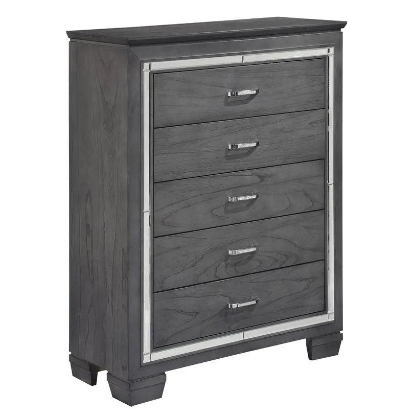 Homelegance Allura Chest In Gray 1916Gy-9 - ATL FURNITURE