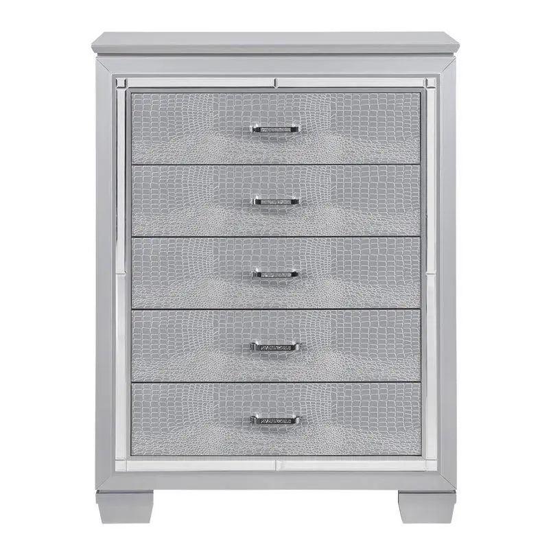 Homelegance Allura Chest In Silver 1916-9 - ATL FURNITURE