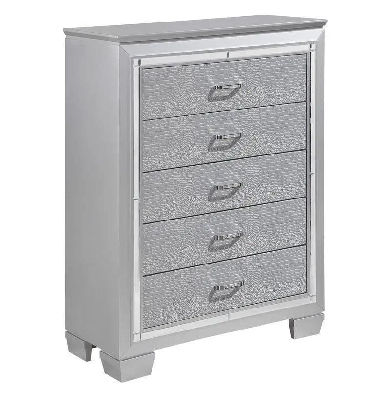 Homelegance Allura Chest In Silver 1916-9 - ATL FURNITURE