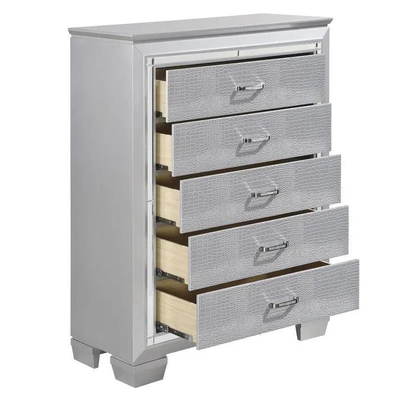 Homelegance Allura Chest In Silver 1916-9 - ATL FURNITURE