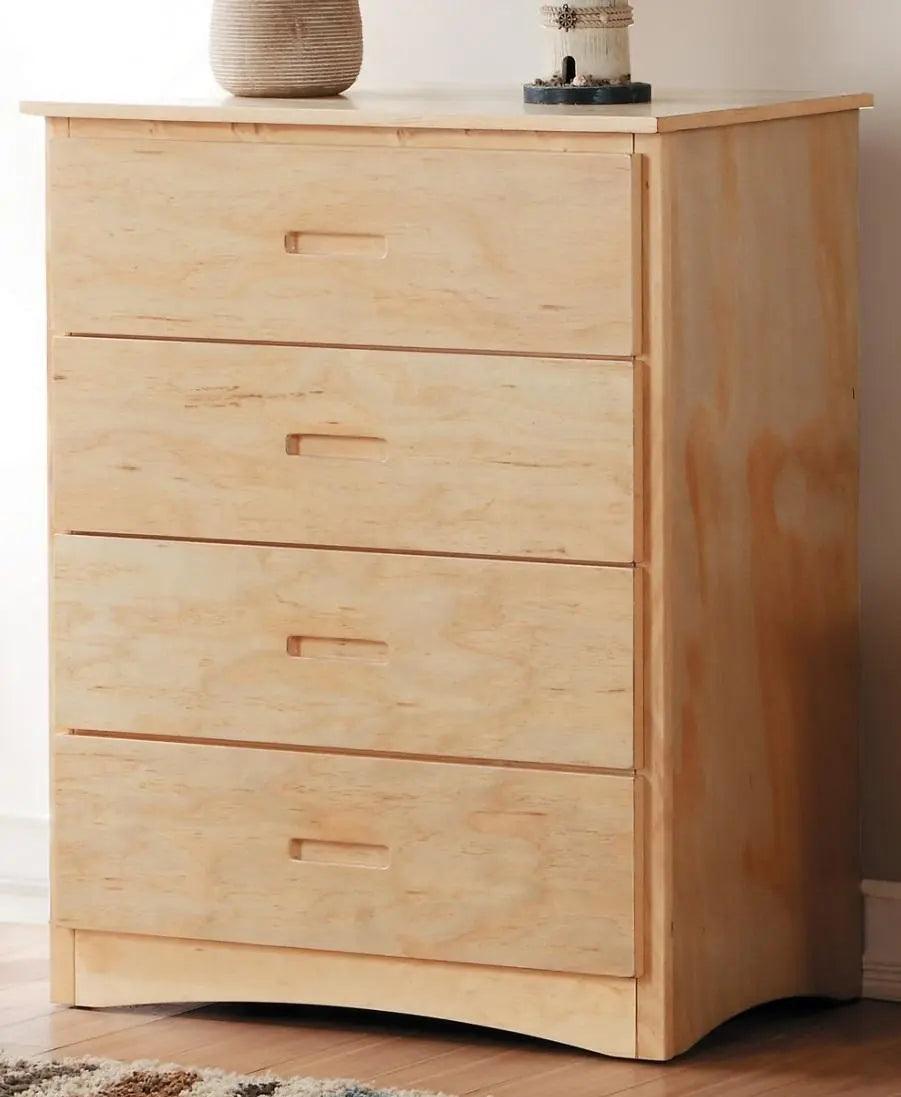 Homelegance Bartly 4 Drawer Chest In Natural B2043-9 - ATL FURNITURE