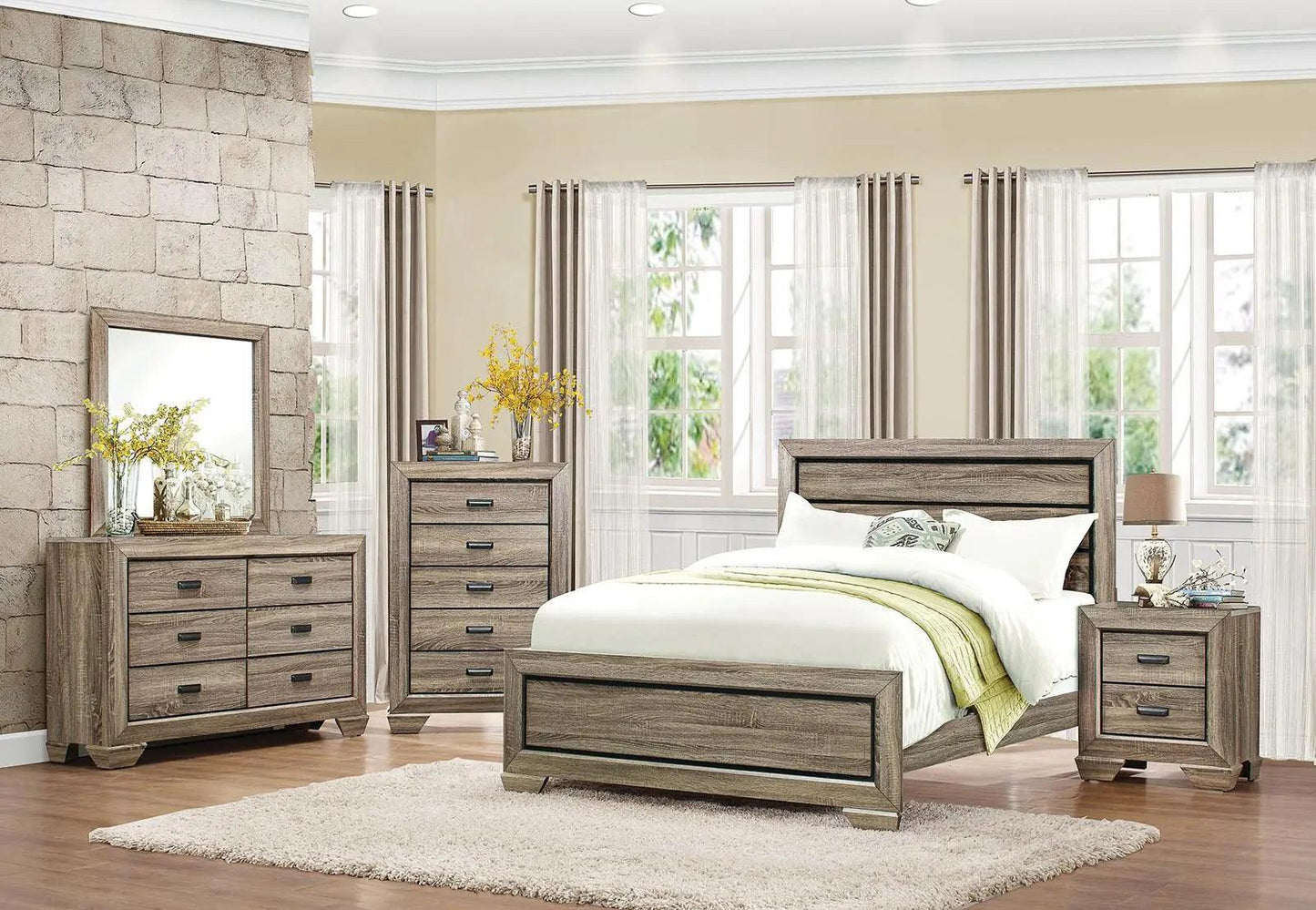 Homelegance Beechnut 5 Drawer Chest In Natural 1904-9 - ATL FURNITURE