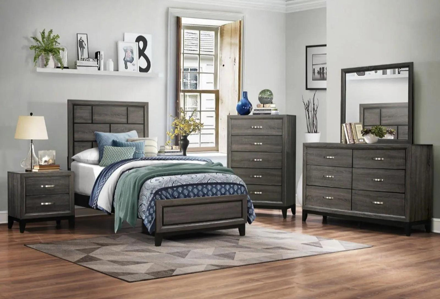 Homelegance Davi Chest In Gray 1645-9 - ATL FURNITURE