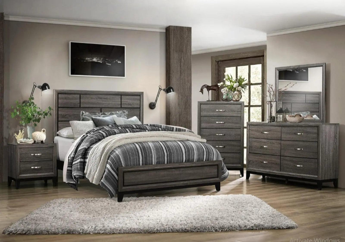 Homelegance Davi Chest In Gray 1645-9 - ATL FURNITURE