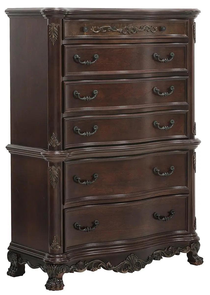 Homelegance Deryn Park 6 Drawer Chest In Cherry 2243-9 - ATL FURNITURE