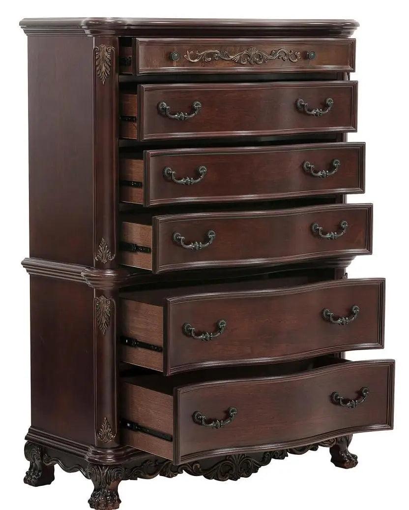 Homelegance Deryn Park 6 Drawer Chest In Cherry 2243-9 - ATL FURNITURE