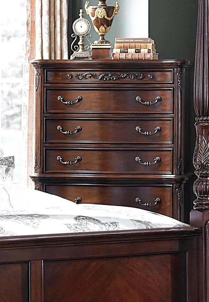 Homelegance Deryn Park 6 Drawer Chest In Cherry 2243-9 - ATL FURNITURE