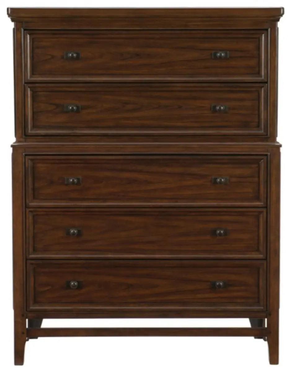 Homelegance Frazier Chest In Dark Cherry 1649-9 - ATL FURNITURE