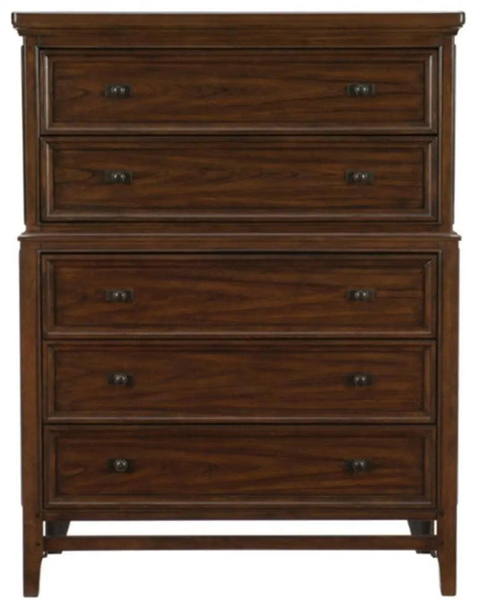 Homelegance Frazier Chest In Dark Cherry 1649-9 - ATL FURNITURE