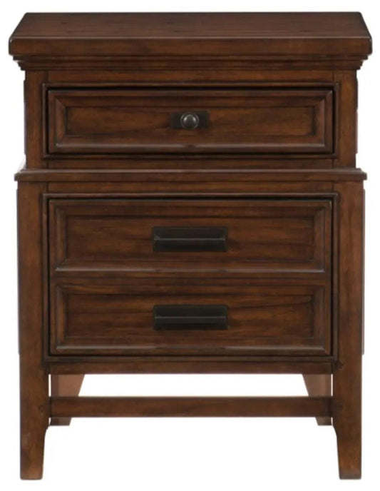 Homelegance Frazier Nightstand In Dark Cherry 1649-4 - ATL FURNITURE