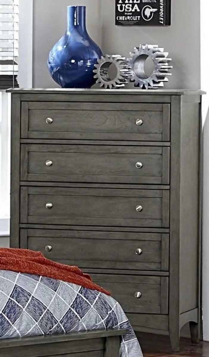 Homelegance Furniture Garcia 5 Drawer Chest In Gray 2046-9 - ATL FURNITURE