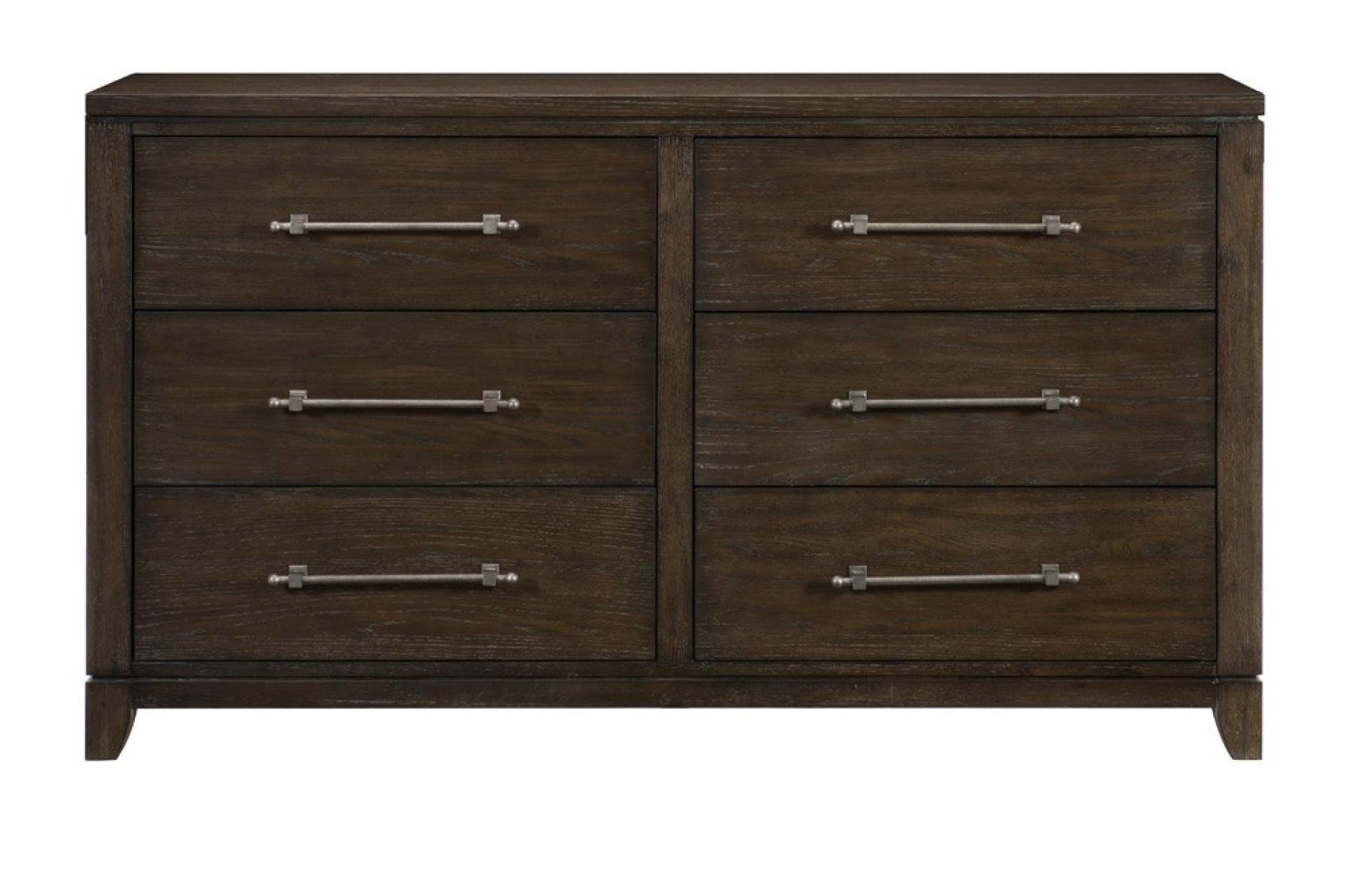 Homelegance - Griggs Dresser And Mirror In Dark Brown - 1669-6 - ATL FURNITURE