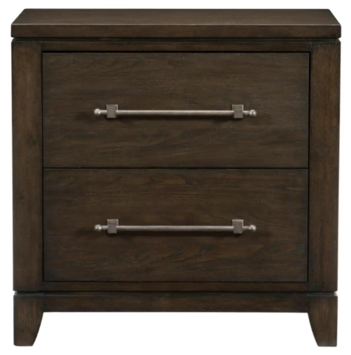 Homelegance Griggs Nightstand In Dark Brown 1669-4 - ATL FURNITURE