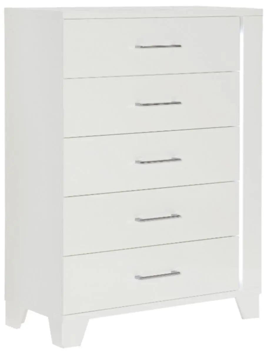 Homelegance Kerren Chest In White 1678W-9 - ATL FURNITURE