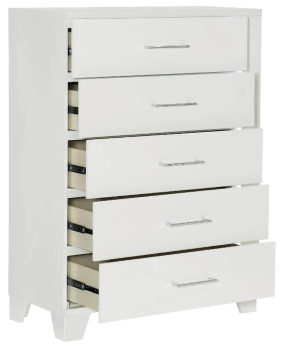 Homelegance Kerren Chest In White 1678W-9 - ATL FURNITURE